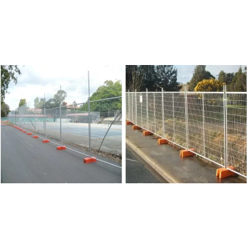 Pannello di recinzione temporaneo da 6 piedi in PVC